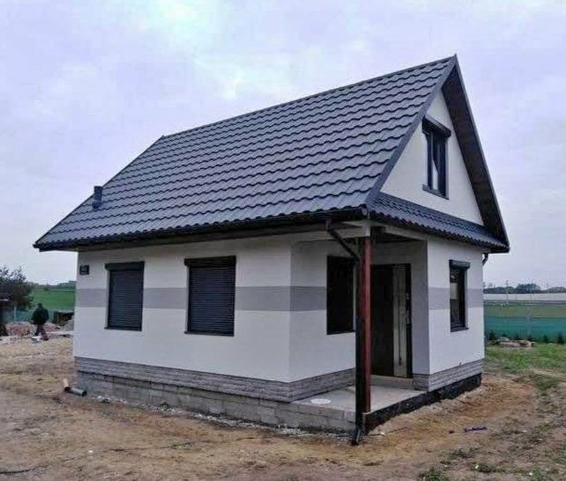 Casă modulară cu mansardă